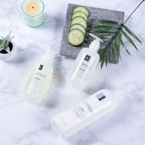 Σετ Εκκίνησης Jessica: ZenSpa Revive, Ηφαιστειακή Ελαφρόπετρα, Απολεπιστικό, Scrub Ποδιών, 435 g + ZenSpa Restore, Aloe Vera, Gel Αφαίρεσης Επωνυχίων, 251 ml + ZenSpa Intense, Βιταμίνη Ε, Ενυδατική Κρέμα Ποδιών, 425 g + ZenSpa Awaken, Καταπραϋντικό, Μπάνι