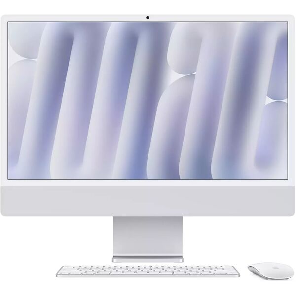 APPLE iMac Z1EJ 59,62εκ 23,5ίντσες Standardglas M4 10C CPU/10C GPU/16C N.E. 16GB 1TB SSD Gbit Eth MM NumKey TID DE Ασημί