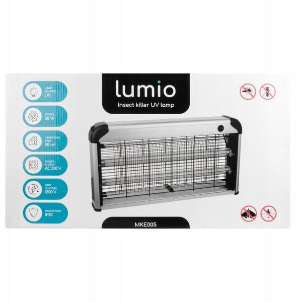 Λάμπα κουνουπιών 30W/80m2 IP20 fin MKE005