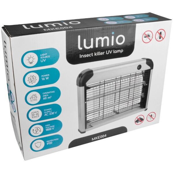 Λάμπα κουνουπιών 16W/60m2 IP20 fin MKE004