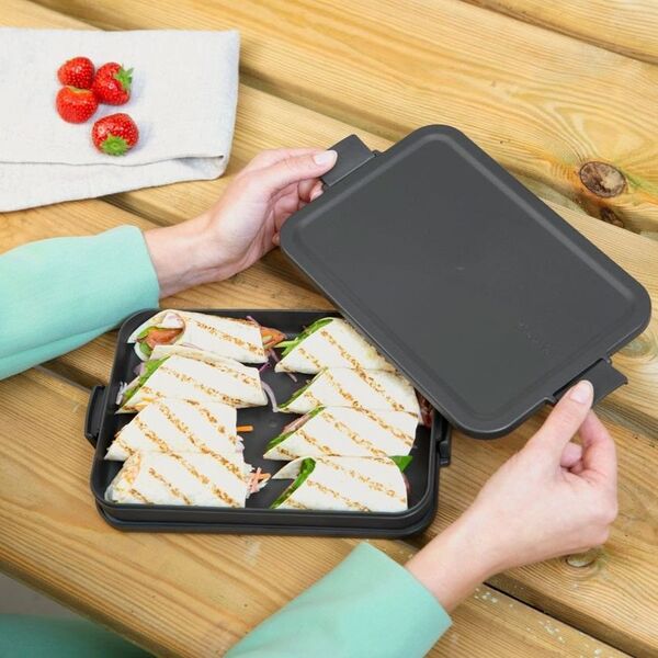 BRABANTIA Κάντε &amp| Πάρτε κουτί μεσημεριανού γεύματος επίπεδο σκούρο γκρι 202704