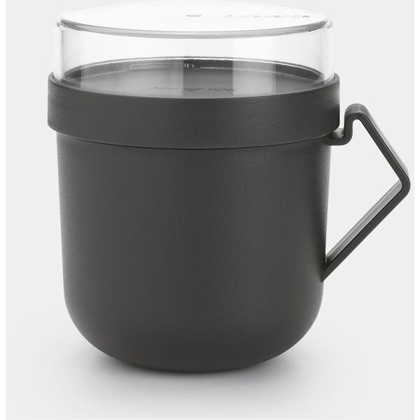 BRABANTIA Κάντε &amp| Πάρτε δοχείο σούπας 0.6L σκούρο γκρι 203824