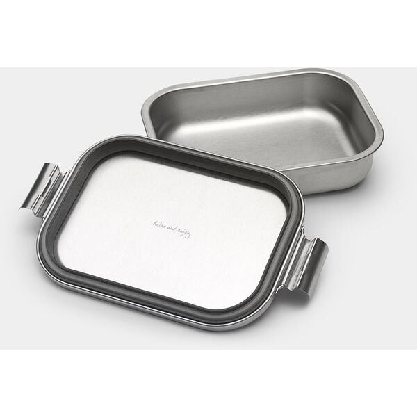 BRABANTIA Κάντε &amp| Πάρτε κουτί μεσημεριανού M Matt Steel 203589