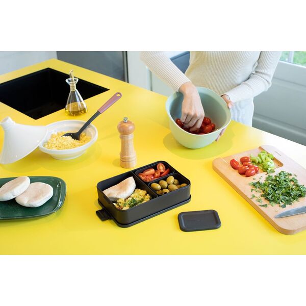BRABANTIA Κάντε &amp| Πάρτε κουτί μεσημεριανού γεύματος bento σκούρο γκρι 203480