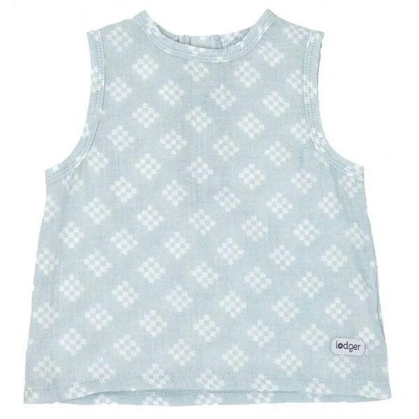 Πώληση! Lodger Tank Topper Tribe Muslin καλοκαιρινό βρεφικό αμάνικο μπλουζάκι Ice Flow 74 cm TP 105_74