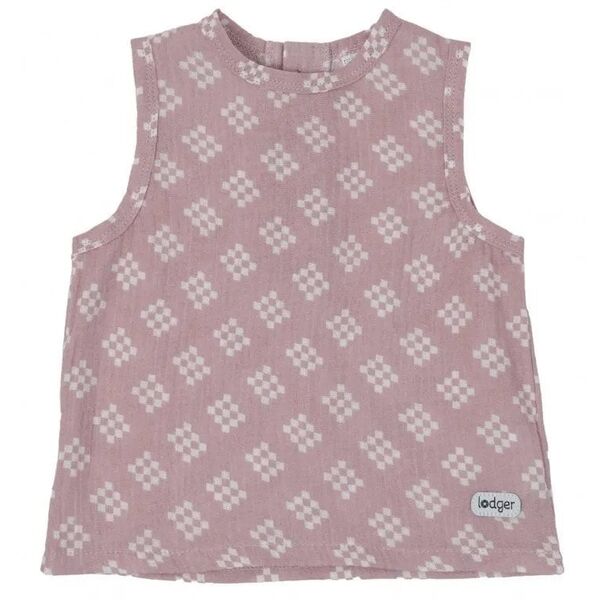 Πώληση! Lodger Tank Topper Tribe Muslin καλοκαιρινό βρεφικό αμάνικο μπλουζάκι Rose 74 cm TP 107_74
