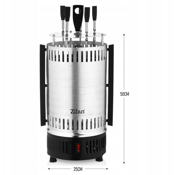 Zilan ZLN5565 Vertikalais barbekju grils 900W