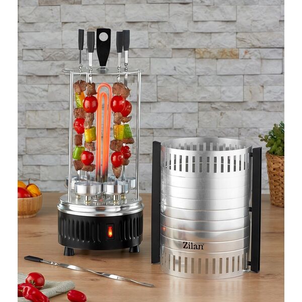 Zilan ZLN5565 Vertikalais barbekju grils 900W
