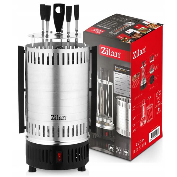 Zilan ZLN5565 Vertikalais barbekju grils 900W