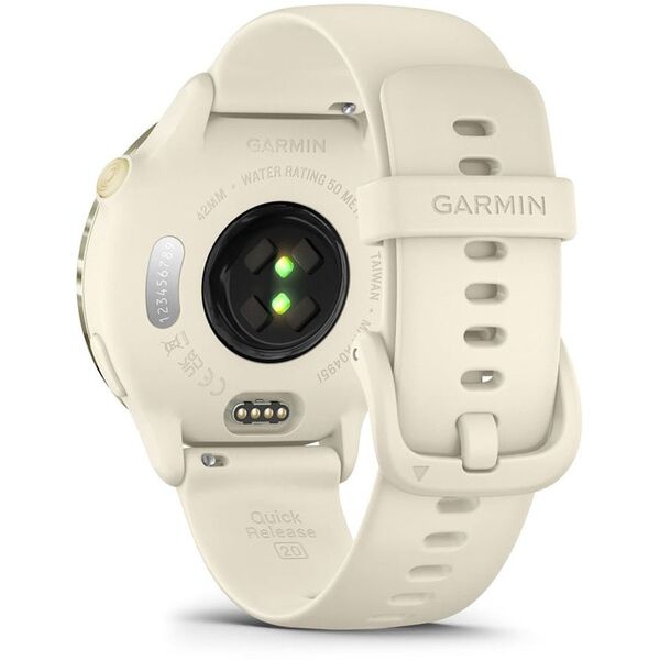 Garmin vívoactive® 6, Lunar Gold with Bone Band