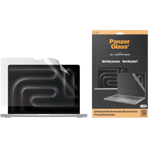 PanzerGlass Dual Privacy Screen Protector MacBook Pro 16  2021