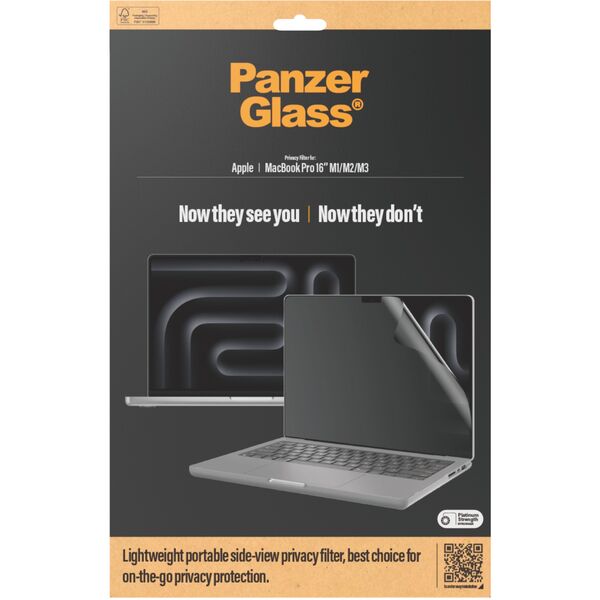 PanzerGlass Dual Privacy Screen Protector MacBook Pro 16  2021