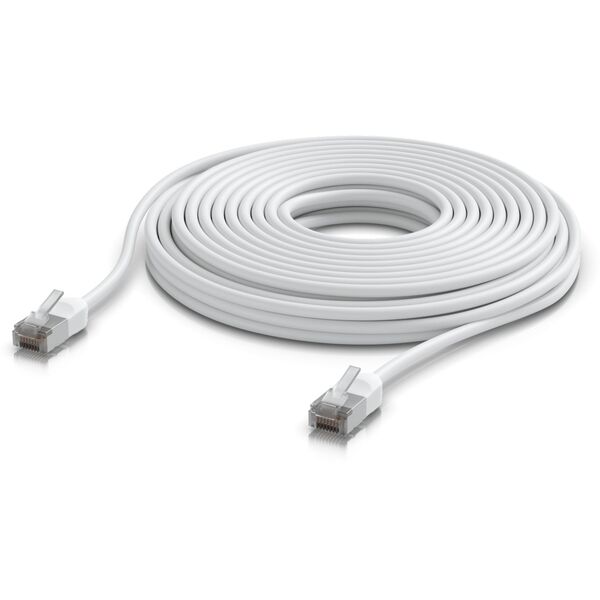 Ubiquiti UACC-Cable-Patch-Outdoor-C6A-12M-W kabel sieciowy Biały Cat6a