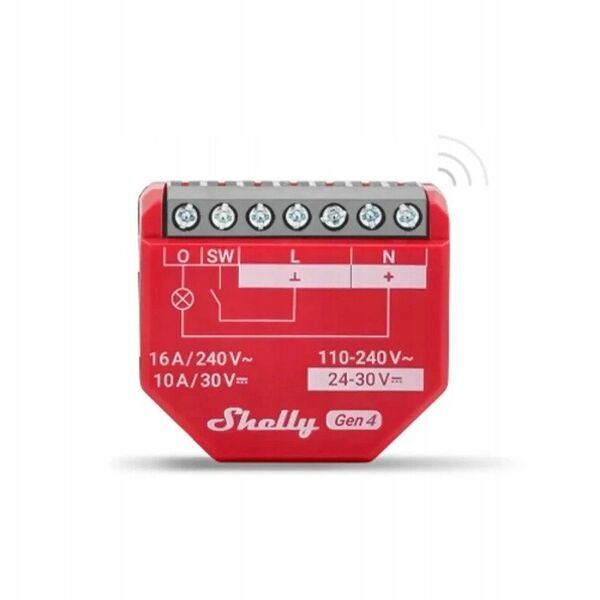 · Unterputz · 1PM Gen4 · Relais · max 16A · 1 Kanal · Messfunktion · WLAN · Matter · Zigbee · Bluetooth