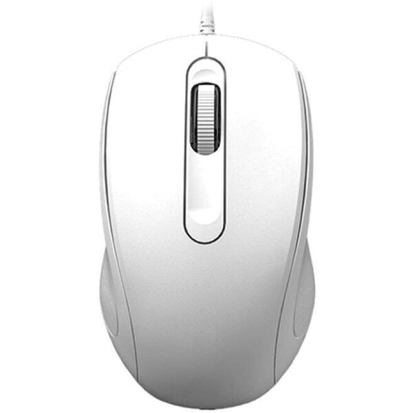 OMEGA ΠΟΝΤΙΚΙ ΓΡΑΦΕΙΟΥ 3D 1200DPI 1,5M USB ΛΕΥΚΟ [46070]