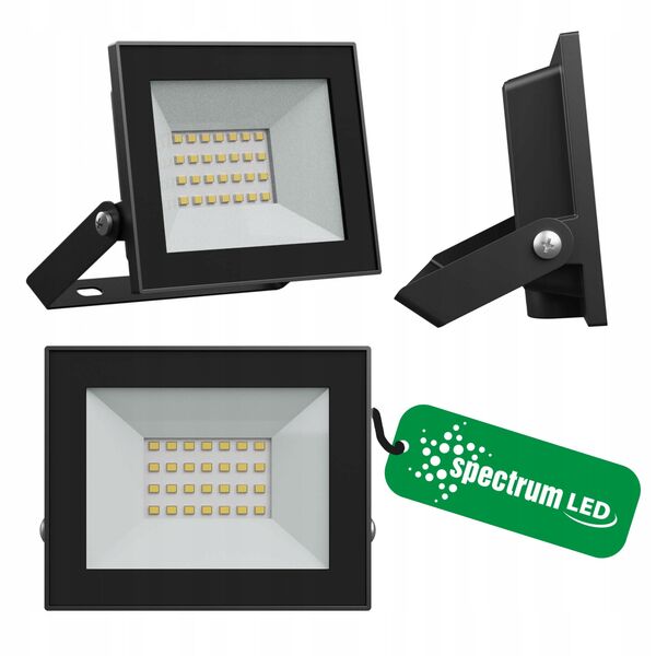 NOCTIS LUX 4 ΠΡΟΒΟΛΕΑΣ 20W CW 230V IP65 116x92x24 mm ΜΑΥΡΟ