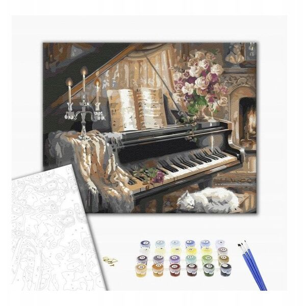 Malowanie po numerach BRUSHME, 40x50 cm, komfort Beethovena, 1 szt., w pudełku