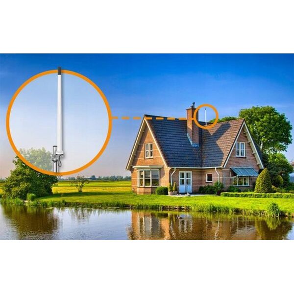 Antena Poynting Poynting Antennas LTE/GSM Mast/Wand A-OMNI-0121-V3 weiß SMA (M) 2,4dbi Rundstrahl/Wand 8m Kabel SMA-M LTE