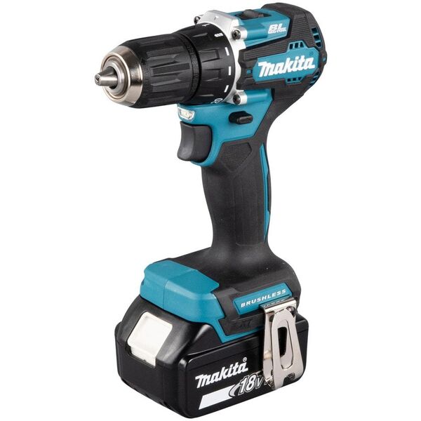 Makita DDF487RFE3 κατσαβίδι με τροφοδοσία/κρουστικό κατσαβίδι 1700 RPM Μαύρο, Μπλε, Ατσάλι