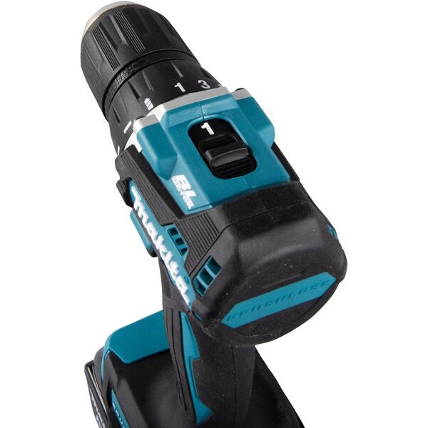 Makita DDF487RFE3 κατσαβίδι με τροφοδοσία/κρουστικό κατσαβίδι 1700 RPM Μαύρο, Μπλε, Ατσάλι