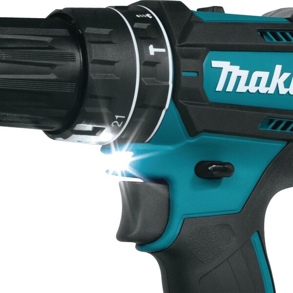 MAKITA DHP482RFX9 Κρουστικό Δραπανοκατσάβιδο 18V 1900 RPM Κεντρικό κλείδωμα 1,5 kg Μαύρο, Πράσινο