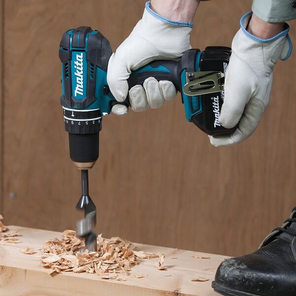 MAKITA DHP482RFX9 Κρουστικό Δραπανοκατσάβιδο 18V 1900 RPM Κεντρικό κλείδωμα 1,5 kg Μαύρο, Πράσινο