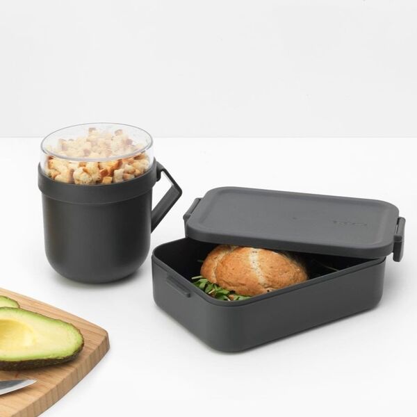 BRABANTIA Σετ γεύματος Make &amp| Take σκούρο γκρι 206665