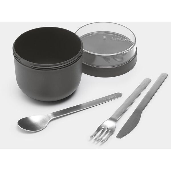 BRABANTIA Κάντε &amp| Πάρτε μπολ πρωινού 0.5L σκούρο γκρι 204180