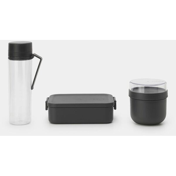 BRABANTIA Σετ πρωινού και μεσημεριανού Make &amp| Take σκούρο γκρι 206740