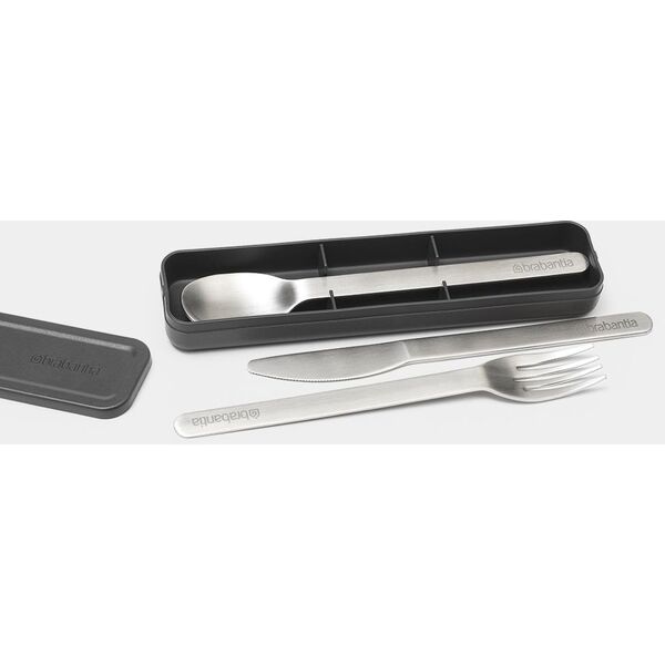 BRABANTIA Σετ μαχαιροπήρουνα Make &amp| Take σκούρο γκρι 206641