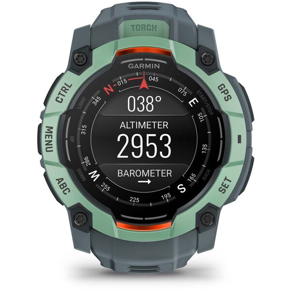 Garmin Instinct 3 50mm AMOLED λυκόφως/νέο τροπικό