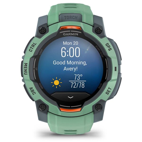 Garmin Instinct 3 45mm AMOLED λυκόφως/νέο τροπικό