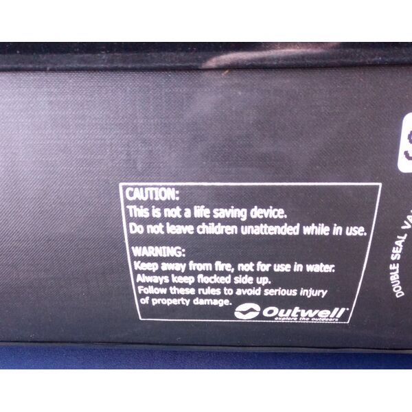 Φουσκωτό στρώμα Outwell Classic Double Two Chamber 400048