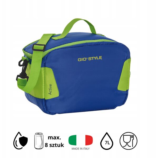 Θερμική τσάντα μεσημεριανού Active Lunch Bag μπλε-πράσινο 8000303309192