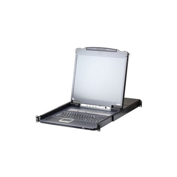 ATEN CL5708iM Przełącznik KVM LCD Over IP, USB-PS/2, VGA, 8 portów, UK-Layout