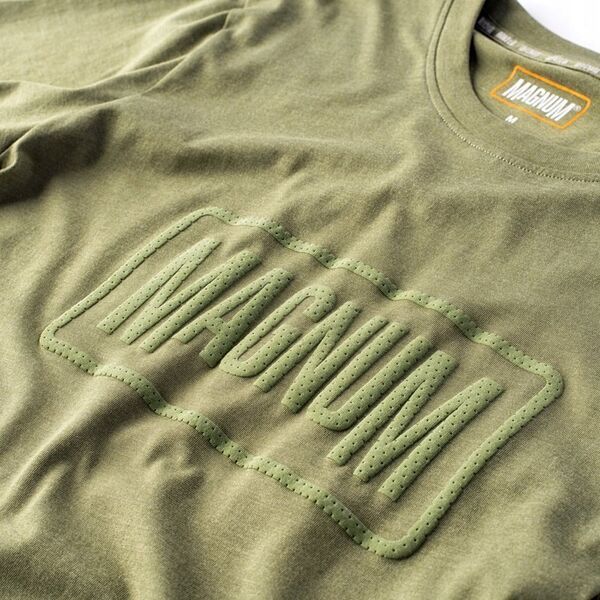 Magnum KOSZULKA MAGNUM ESSENTIAL T-SHIRT 2.0 OLIVINE MELANGE XXL