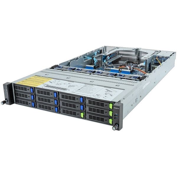 Gigabyte R283-Z91-ACV1 (Rev. 3.x) Rack Server 2U Dual Sockel SP5 6NR283Z91DR000ACV1