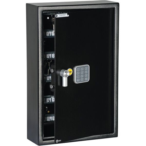 Yale YKB/550/DB1, Wall safe, Black, Electronic, Key, 350 mm, 130 mm