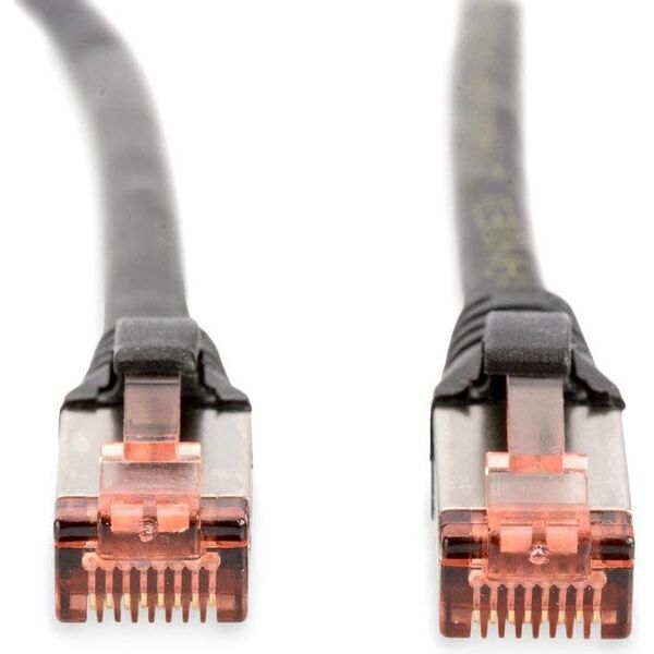Telegärtner Patchkabel, S/FTP, PiMF, Cat 6A (ISO/IEC), czarny, 5,0 m (L00003A0060)
