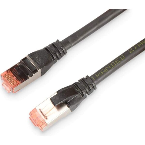 Telegärtner Patchkabel, S/FTP, PiMF, Cat 6A (ISO/IEC), czarny, 7,5 m (L00004A0060)