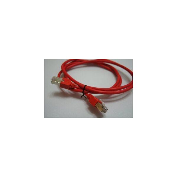 Telegärtner Patchkabel, S/FTP, PiMF, Cat 6A (ISO/IEC), czerwony, 15,0 m (L00006A0041)