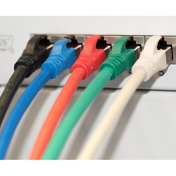 Telegärtner Patchkabel, S/FTP, PiMF, Cat 6A (ISO/IEC), czarny, 15,0 m (L00006A0053)