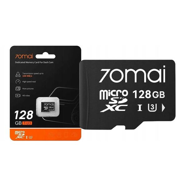 70mai Omni X800 4K Μαύρη + κάρτα 70mai SD 128GB