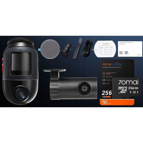 70mai Omni X800 4K σετ Μαύρο + κάρτα 70mai SD 256GB