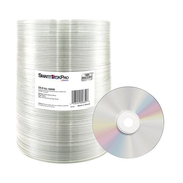 Smartdisk BD-R, White Thermal Printable, 25GB, Spindle, 69836, 50-pack, για αρχειοθέτηση δεδομένων