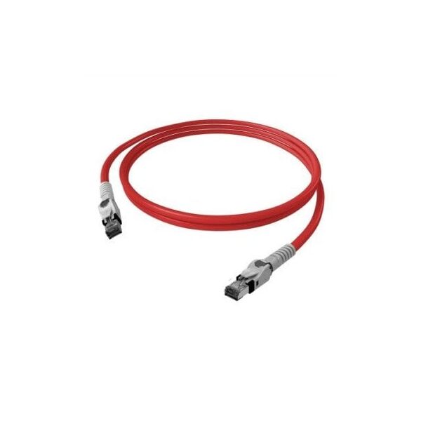 Kabel krosowy EasyLan VarioBoot Cat.6A, S/FTP, czerwony, 2 m