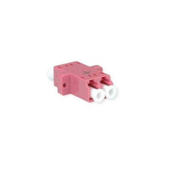 Adapter TELEGRTNER LC/APC Duplex, wielomodowy, tuleja z tworzywa sztucznego, obudowa z tworzywa sztucznego, fioletowy, Z77