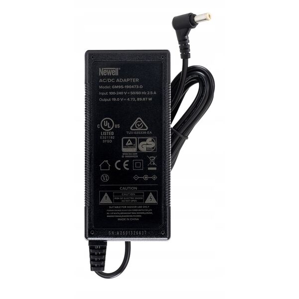 Zasilacz sieciowy Newell 19 V / 4,73 A, wtyk DC 5,5 / 2,1 mm