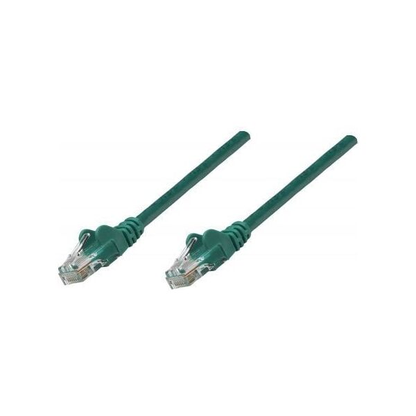 Intellinet Network Solutions Patchcord Cat6, CU, U/UTP, PVC, 0.25m, zielony (738897)