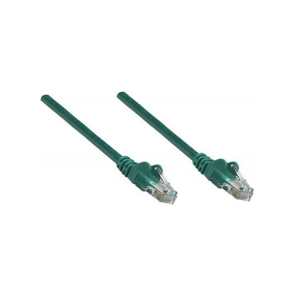 Intellinet Network Solutions Patchcord Cat6, CU, U/UTP, PVC, 0.25m, zielony (738897)